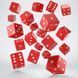 Набір кубиків Full Pack of D6s: Red&White