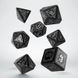 Набір кубиків "Bloodsucker Black & Silver Dice Set" 2356 фото 2