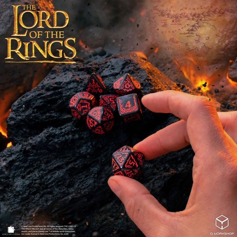 Набір кубиків "The Lord of the Rings: Mordor Dice Set" 424-c65 фото