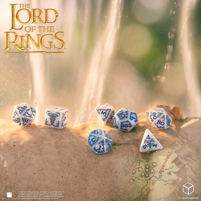 Набір кубиків "The Lord of the Rings: Rivendell Dice Set - Stone" i38-333 фото