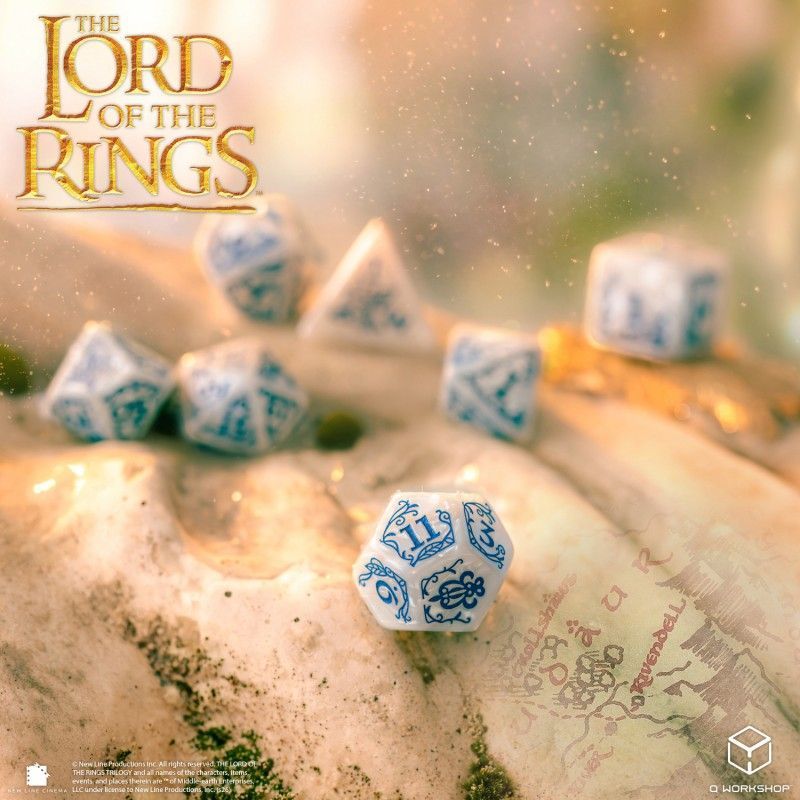 Набір кубиків "The Lord of the Rings: Rivendell Dice Set - Stone" i38-333 фото