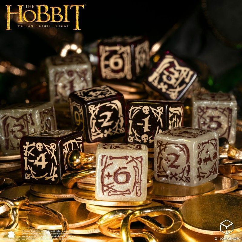 Набір кубиків "The Hobbit TCG 10x D6 - Goblins" 294-01a фото