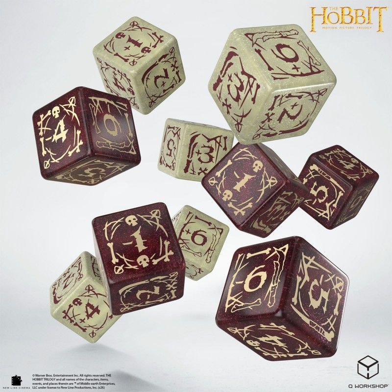 Набір кубиків "The Hobbit TCG 10x D6 - Goblins" 294-01a фото