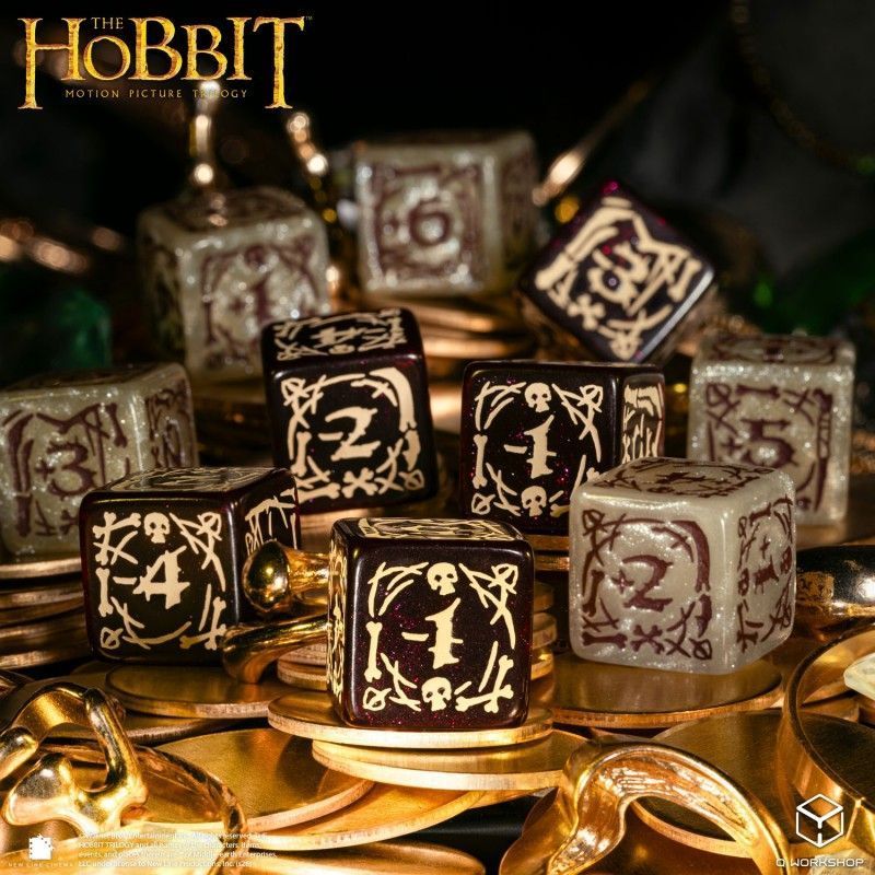 Набір кубиків "The Hobbit TCG 10x D6 - Goblins" 294-01a фото