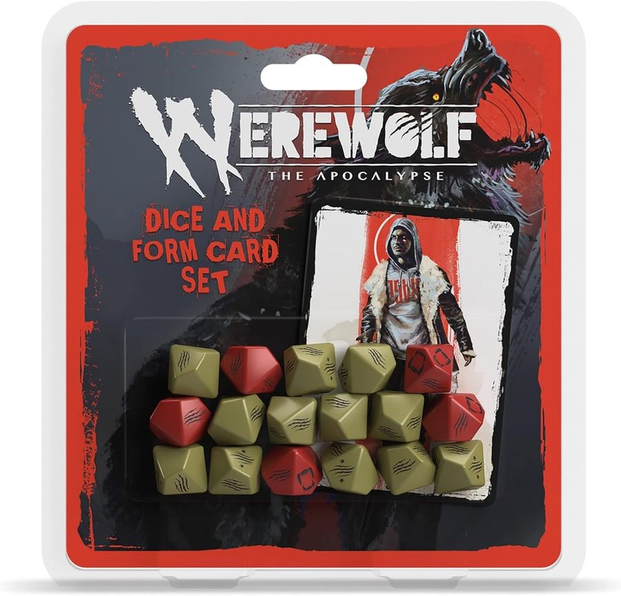 Набір "Werewolf the Apocalypse: Dice & Form Card Set" 2369 фото