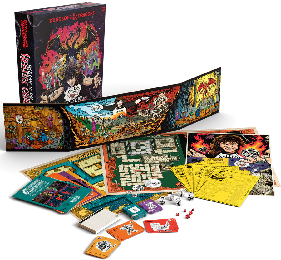 Dungeons & Dragons: Stranger Things - Welcome to the Hellfire Club (Starter Set) 5i4-98b фото